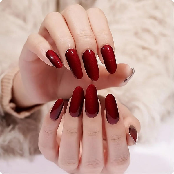 Gel Nail - Red Cat - Nooves Nails