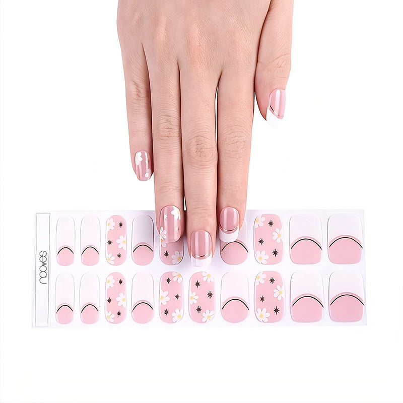 Folhas de Gel - Daisy French - Nooves Nails