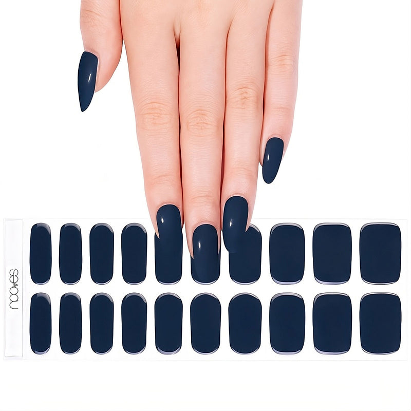 Folhas de Gel - Navy- Nooves Nails