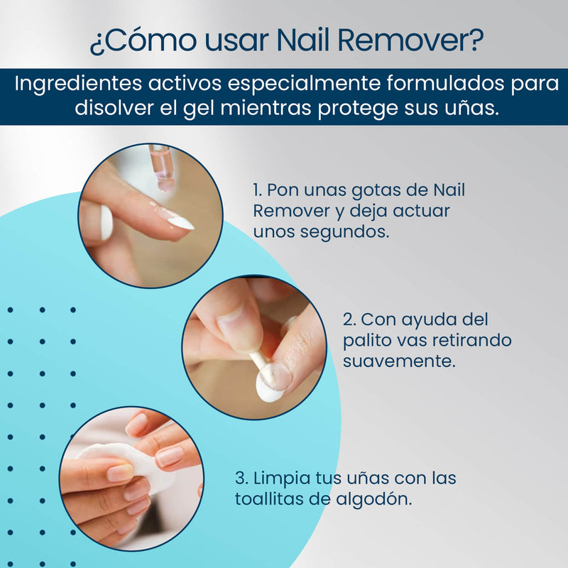 Nail Remover - Removedor sin Acetona - Nooves Nails