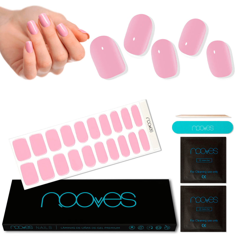 Láminas de Gel - Baby Pink- Nooves Nails