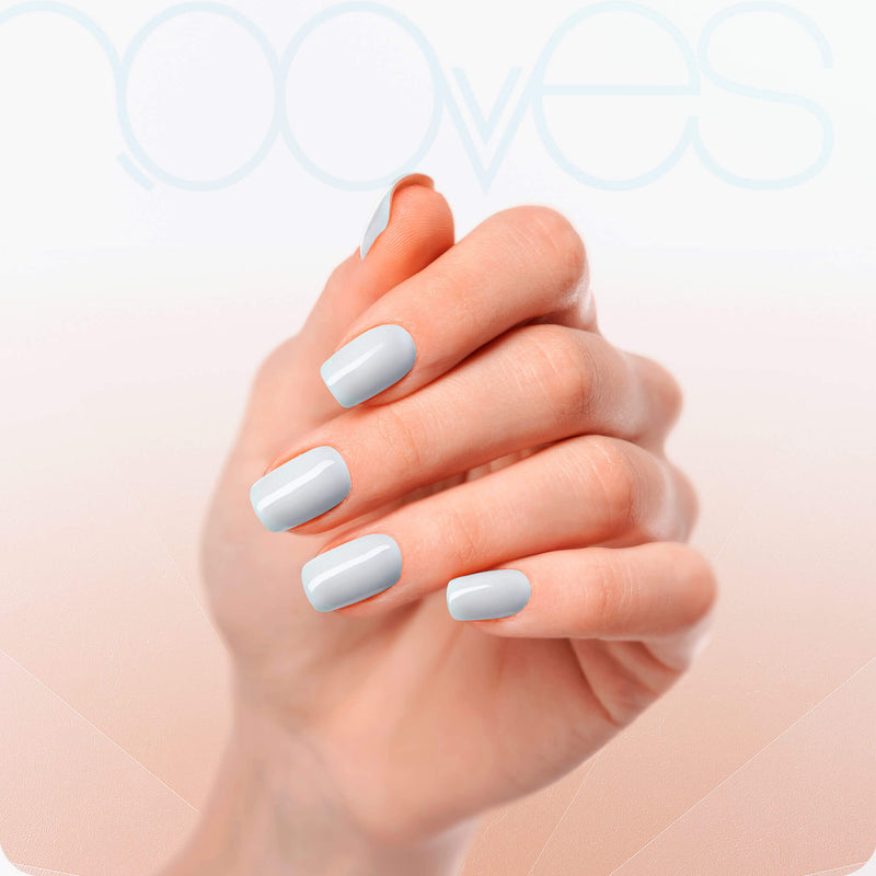 Gel Nail - Blue Salt - Nooves Nails