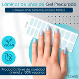 Gel Nail - Blue Salt - Nooves Nails