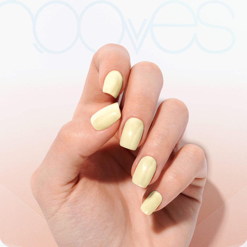 Folhas de Gel - Canary Mist - Nooves Nails 