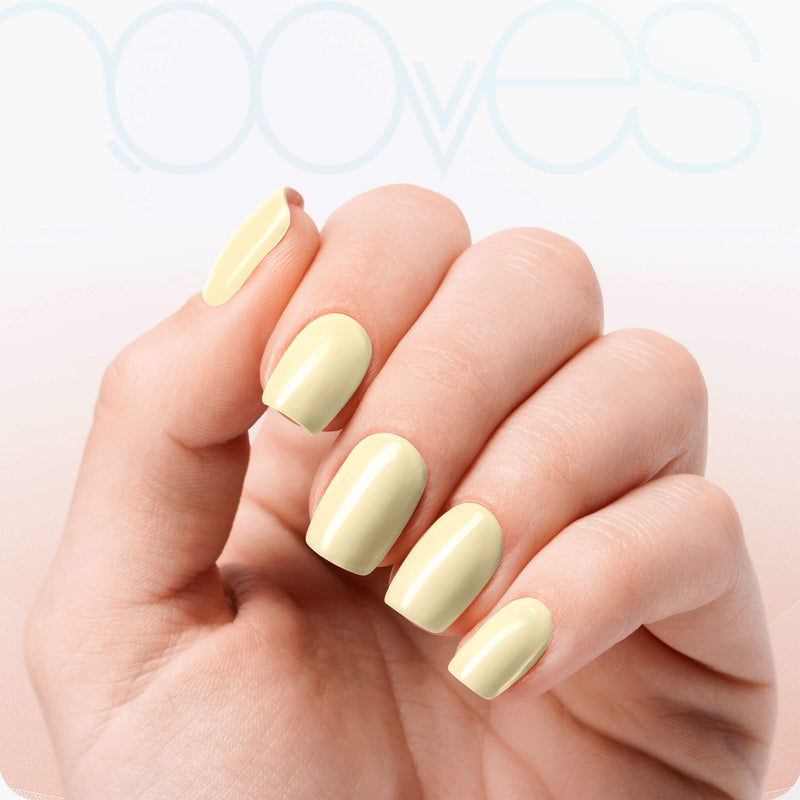 Folhas de Gel - Canary Mist - Nooves Nails 