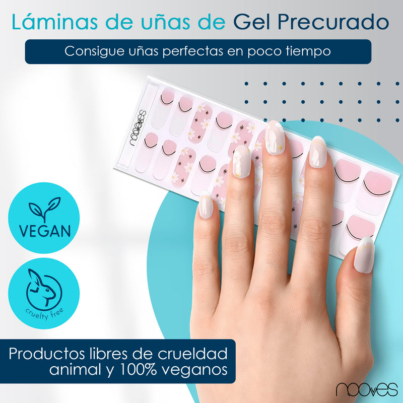 Folhas de Gel - Daisy French - Nooves Nails