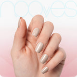 Pack Nooves Nails Nude Designs Folha de gel premium pré-curada + lâmpada de unhas UV/LED PORTÁTIL de 8 W - lâmpada de secagem de unhas de 8 W