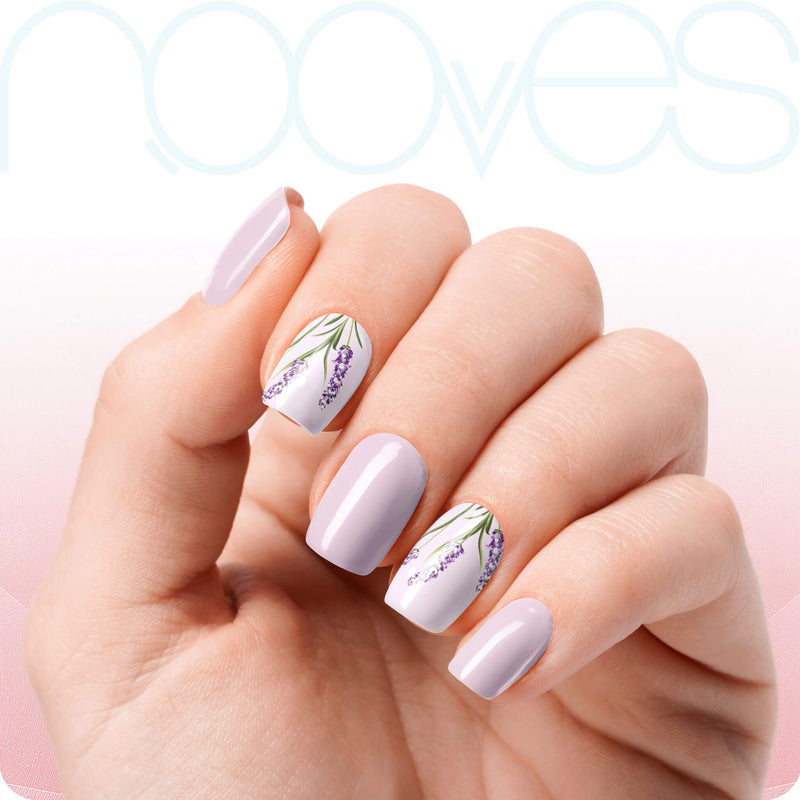 Folhas de Gel - Lavanda - Nooves Nails