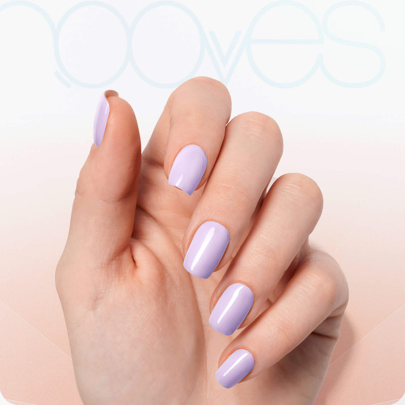 Láminas de Gel - Lavender Milk - Nooves Nails