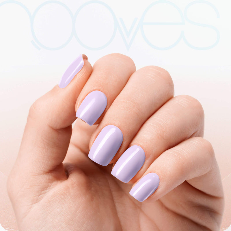 Gel Nail - Lavender Milk - Nooves Nails