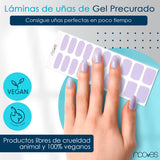 Gel Nail - Lavender Milk - Nooves Nails