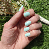 Folhas de Gel - Mint - Nooves Nails 