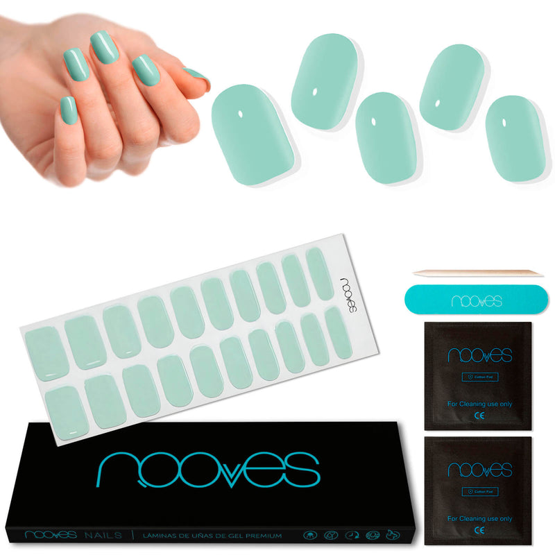 Láminas de Gel - Mint - Nooves Nails