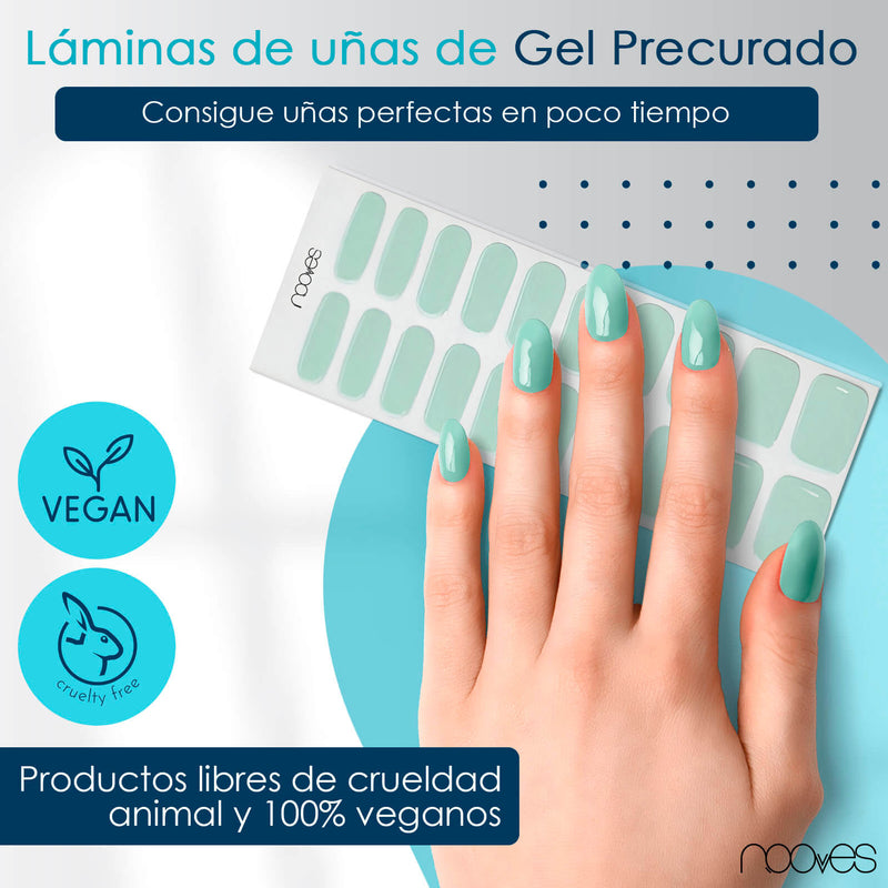 Gel Sheets - Mint - Nooves Nails 