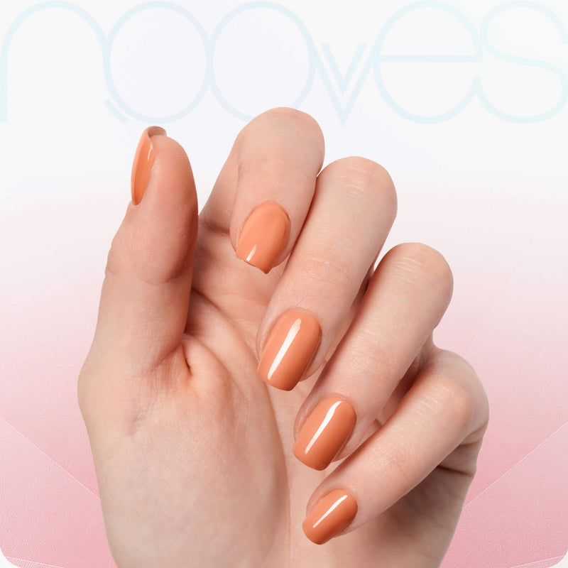 Gel Sheets - Orange Glow - Nooves Nails 