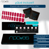 Gel Sheets - Ruby Glaze - Nooves Nails 