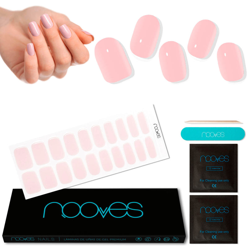 Folhas de Gel - Pale Pink - Nooves Nails 