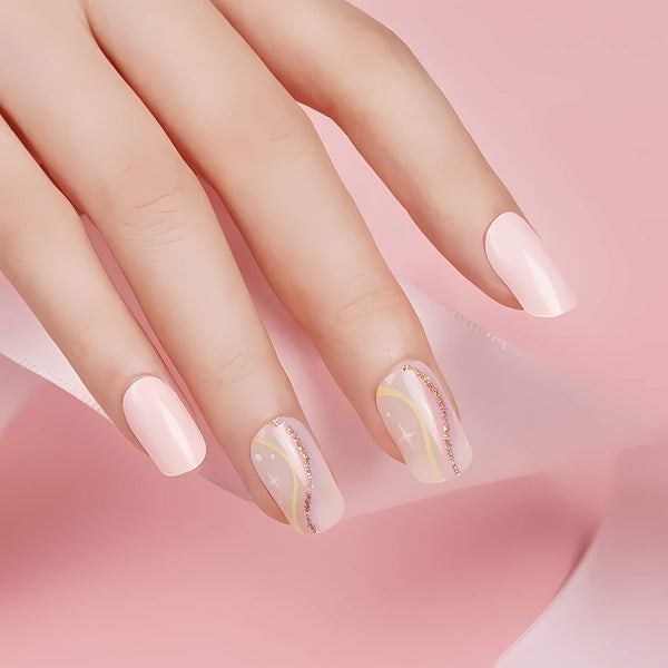 Láminas de Gel - Pink Paris - Nooves Nails