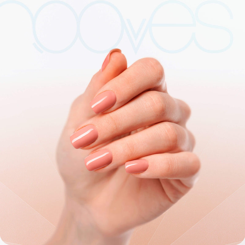 Folhas de Gel - Powder Blush - Nooves Nails