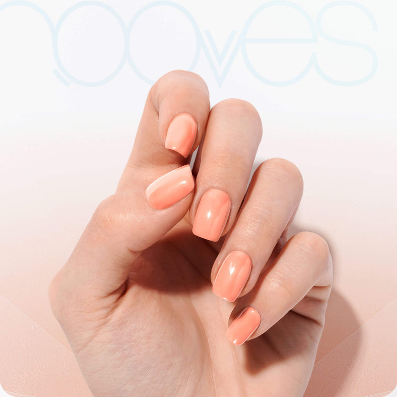 Gel Nail - Powder Blush - Nooves Nails