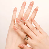 Gel Nail - Powder Blush - Nooves Nails