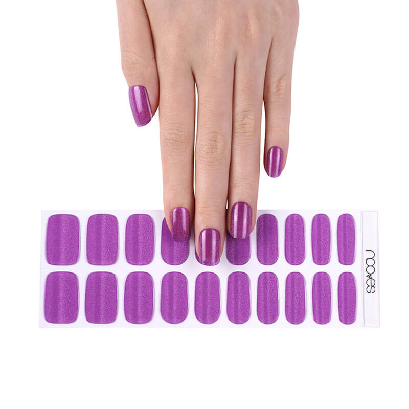 Folhas de Gel - Purple Twist - Nooves Nails 