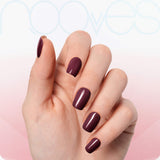 Folhas de Gel - Red Wine - Nooves Nails 