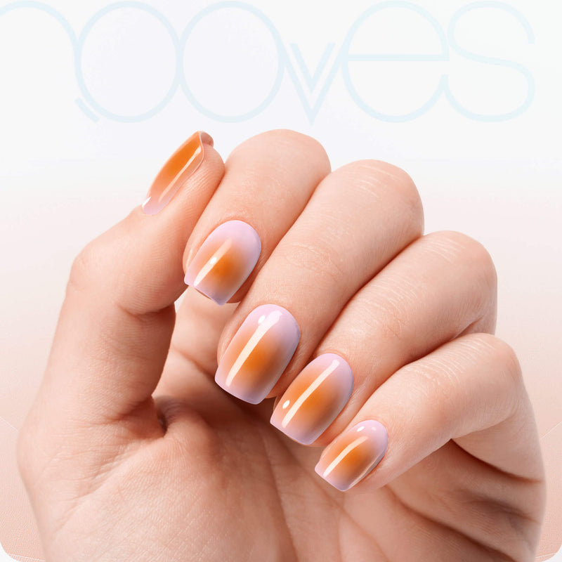 Folhas de Gel - Rosy Mirage - Nooves Nails 