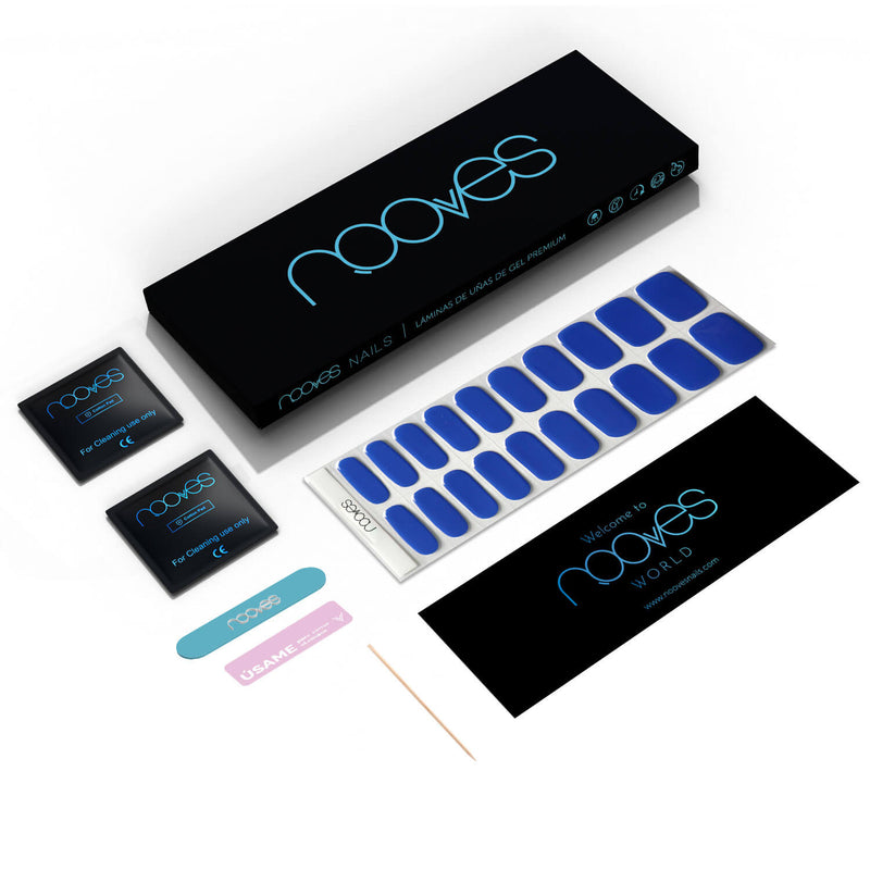 Folhas de Gel - Royal Blue - Nooves Nails 