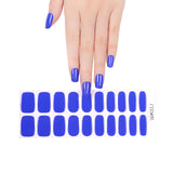 Folhas de Gel - Royal Blue - Nooves Nails 