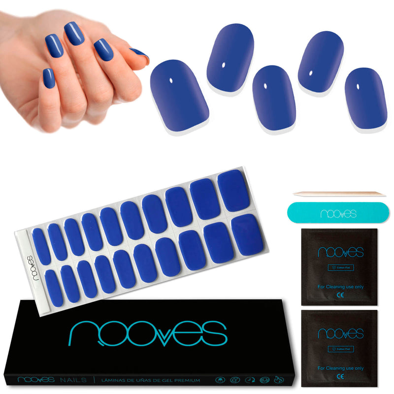 Folhas de Gel - Royal Blue - Nooves Nails 