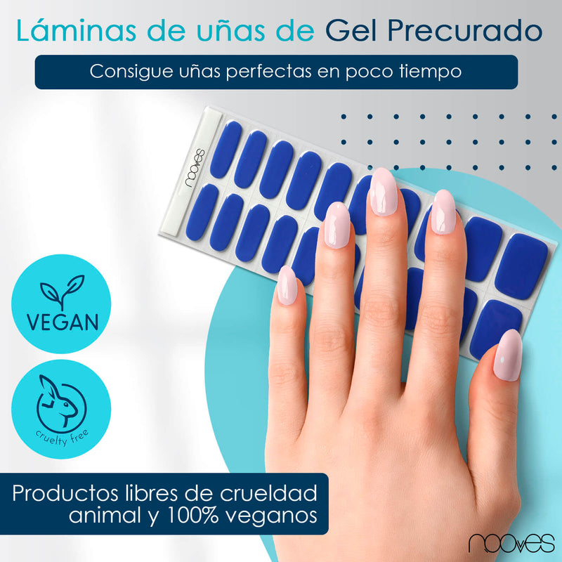 Folhas de Gel - Royal Blue - Nooves Nails 