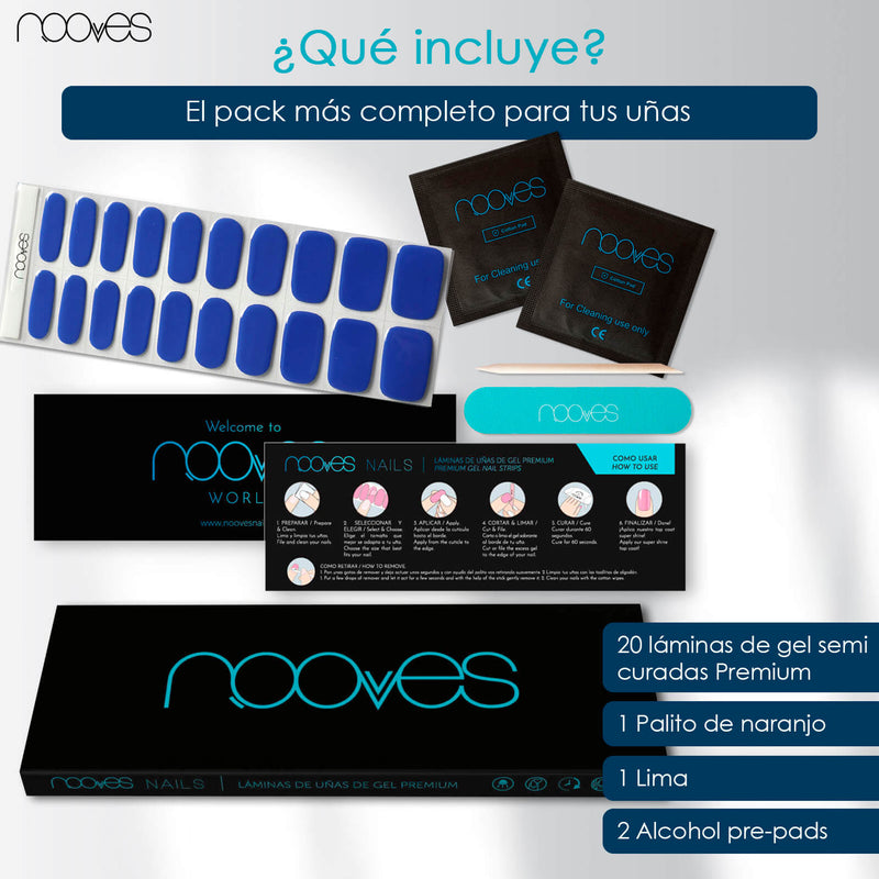 Gel Sheets - Royal Blue - Nooves Nails