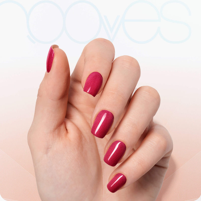 Gel Sheets - Ruby Glaze - Nooves Nails 