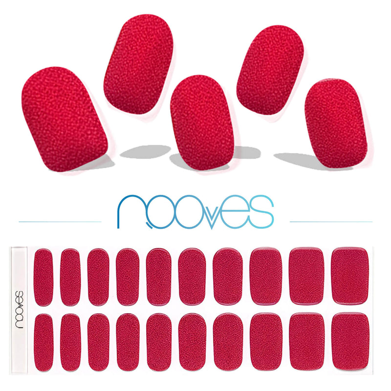 Láminas de Gel  - Ruby Glaze - Nooves Nails