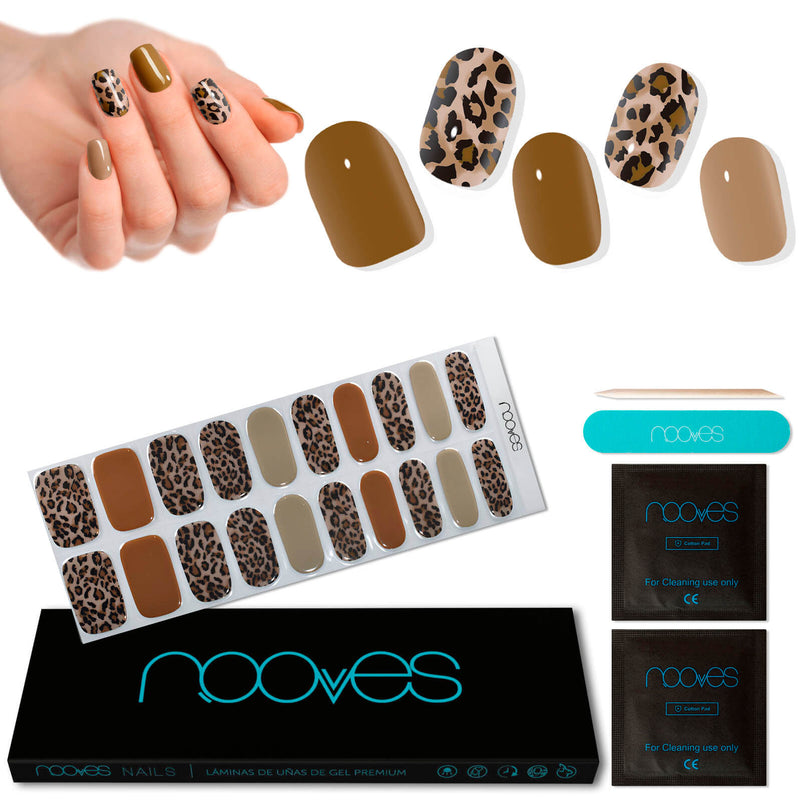 Folhas de Gel - Safari - Nooves Nails