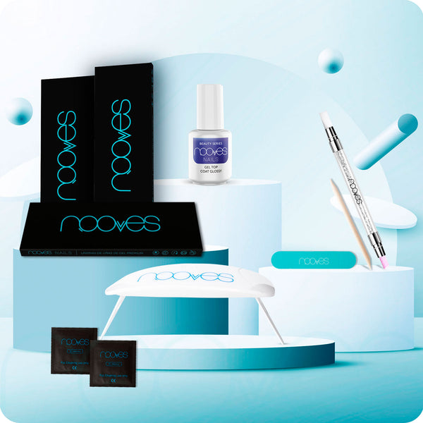 Starter Kit Beauty - Pack de Iniciación con Top Coat - Nooves Nails