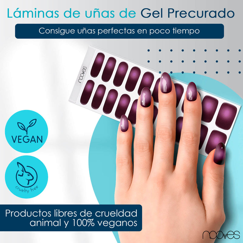 Láminas de Gel - Velvet Halo  - Nooves Nails