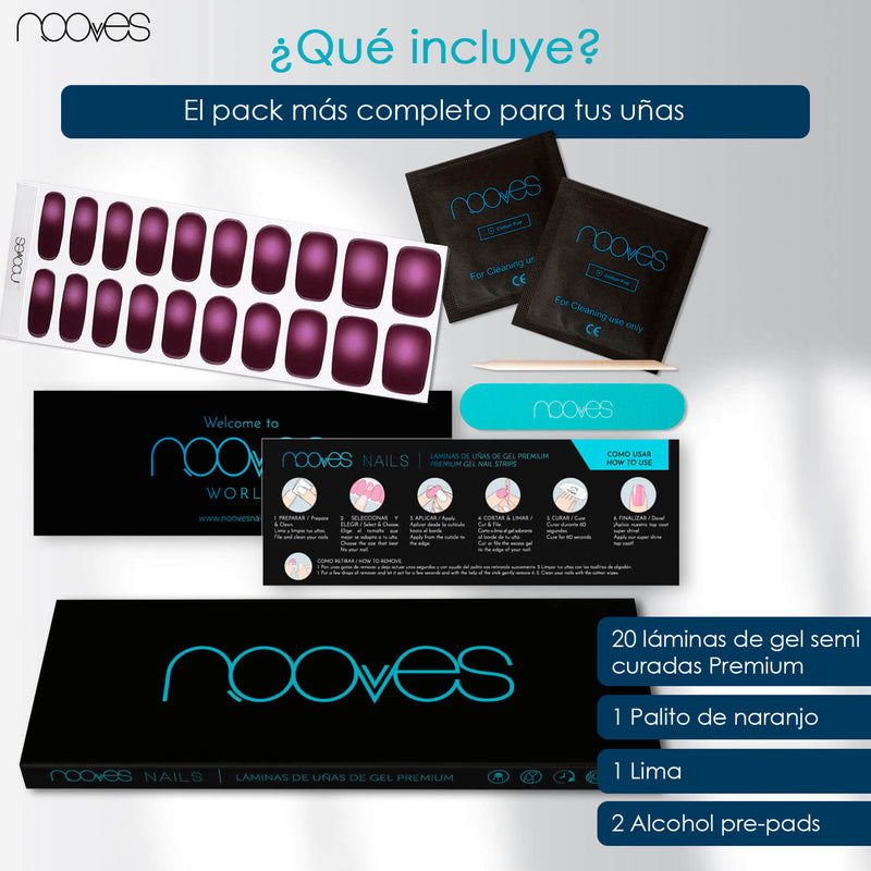 Folhas de Gel - Velvet Halo - Nooves Nails 