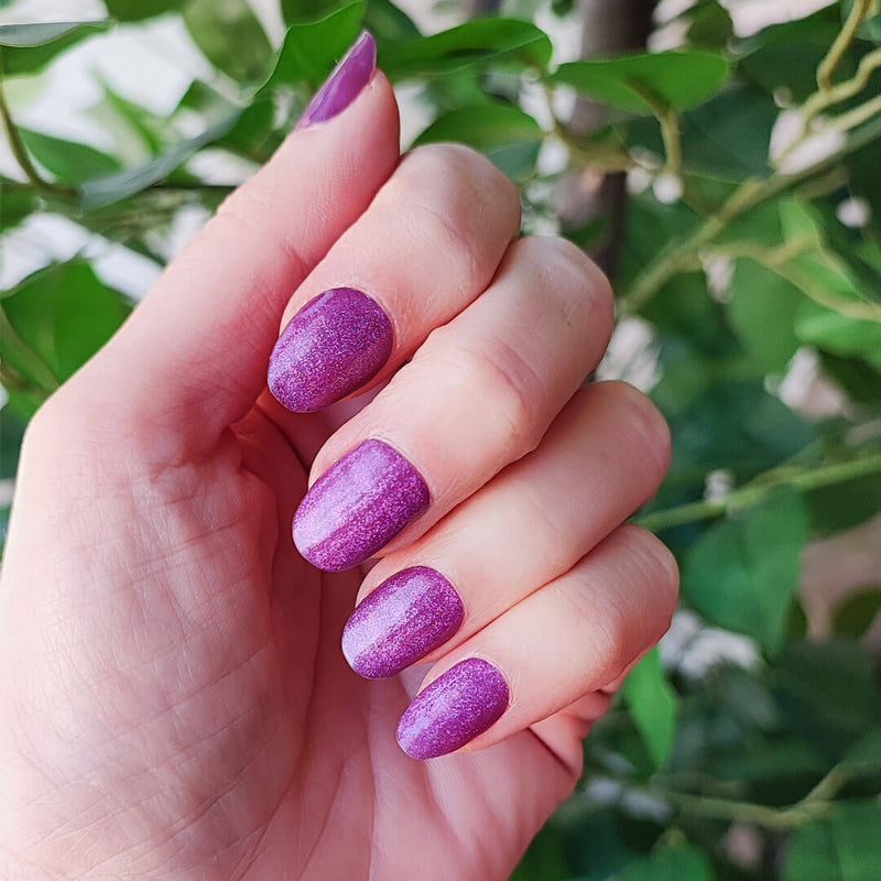 Láminas de Gel - Grape Glow  - Nooves Nails