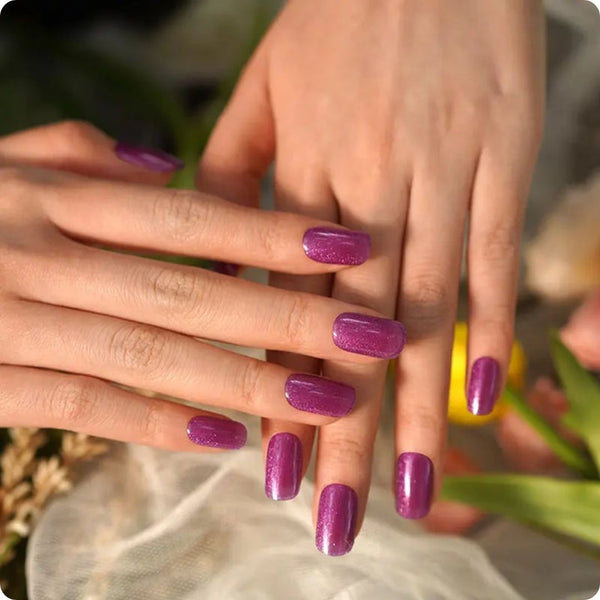 Gel Sheets - Purple Twist - Nooves Nails 