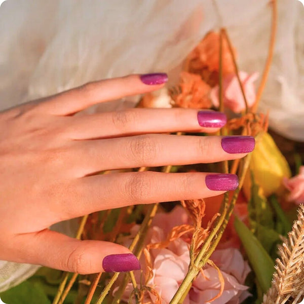 Gel Sheets - Purple Twist - Nooves Nails 