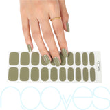 Gel Sheets - Olive Green - Nooves Nails