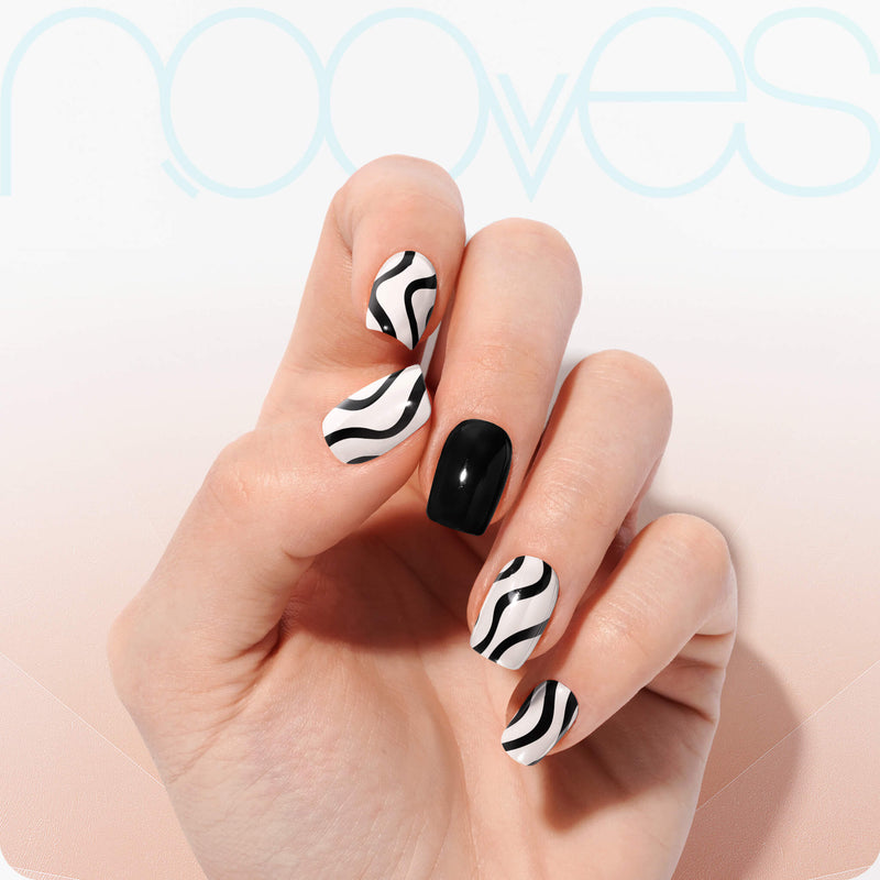 Gel Sheets - Bold Zebra - Nooves Nails